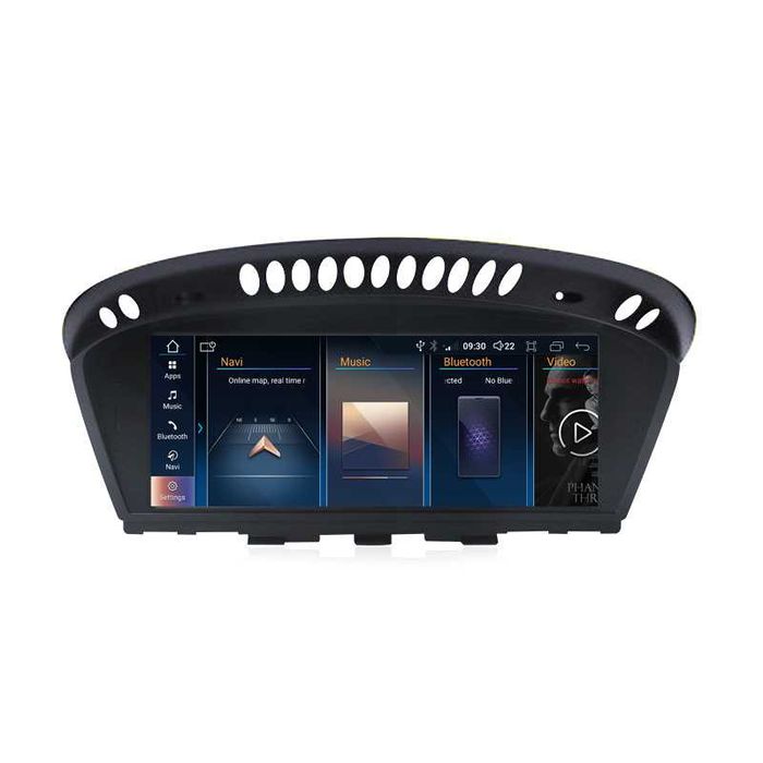 CarPlay Android Auto Radio DAB+ Opcja GPS Nawigacja WiFi 4G MP3 MP4 Bluetooth Pełny Android BMW E60
