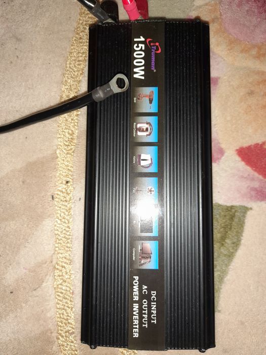 Перетворювач напруги інвертор TRUMAN 12-220 AC/DC 1500W в наявності