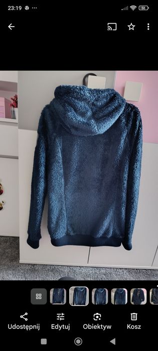 Bluza z kapturem oxylane roz S