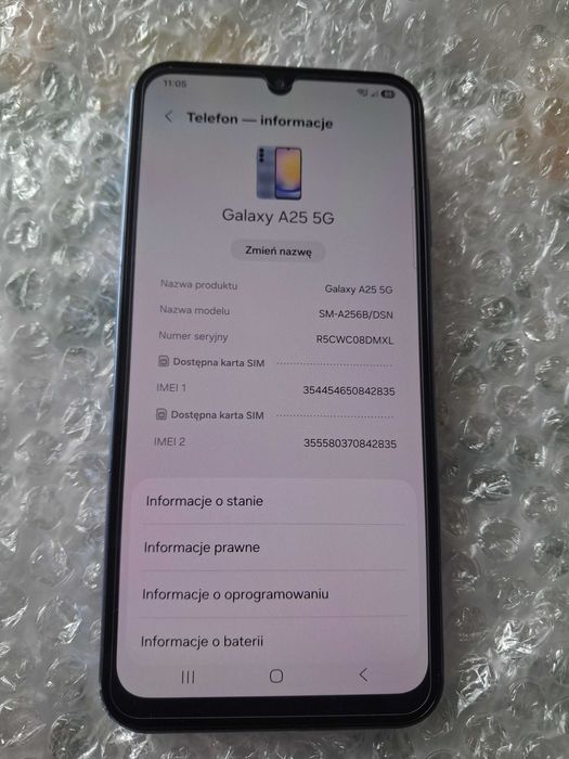 Telefon Samsung A25 5g 6/128 gb Dual Sim Android 16 SM-A256 Galaxy A 25