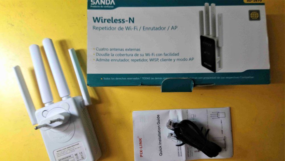 Amplificador WiFi router internet