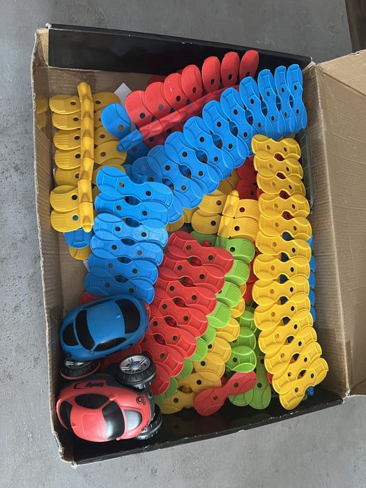 Smoby flextreme tory i samochod