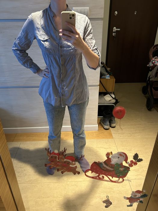 Bluzka w paski, bluzka ciążowa i do karmienia