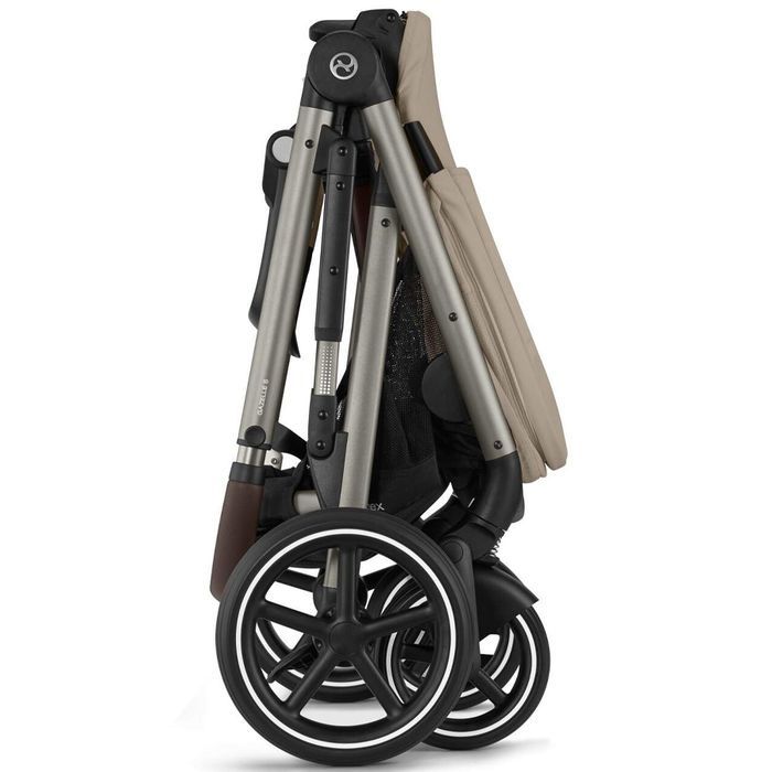 Cybex Gazelle S Almond Beige - wózek 2w1 /  rok po roku / dla bliźniąt