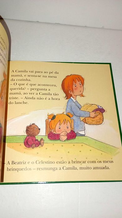 Camila não quer emprestar os seus brinquedos