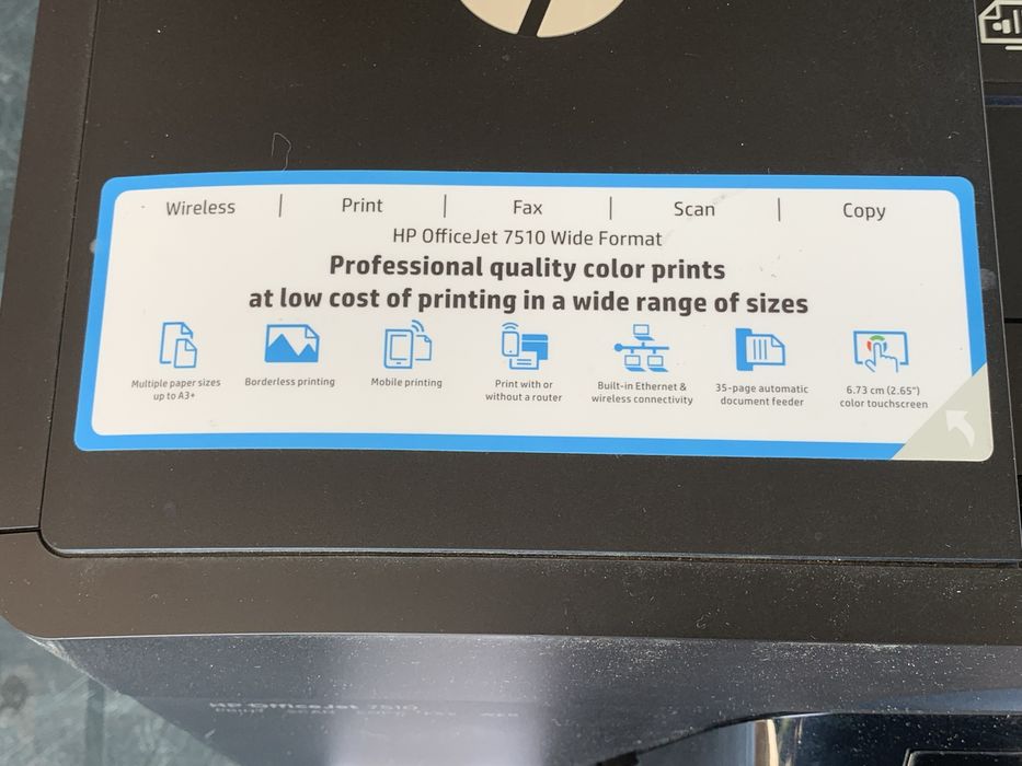 Impressora HP OfficeJet 7510 Wide Format