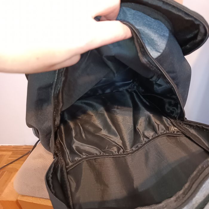 Plecak męski Betlewski szaro- czarny miejski