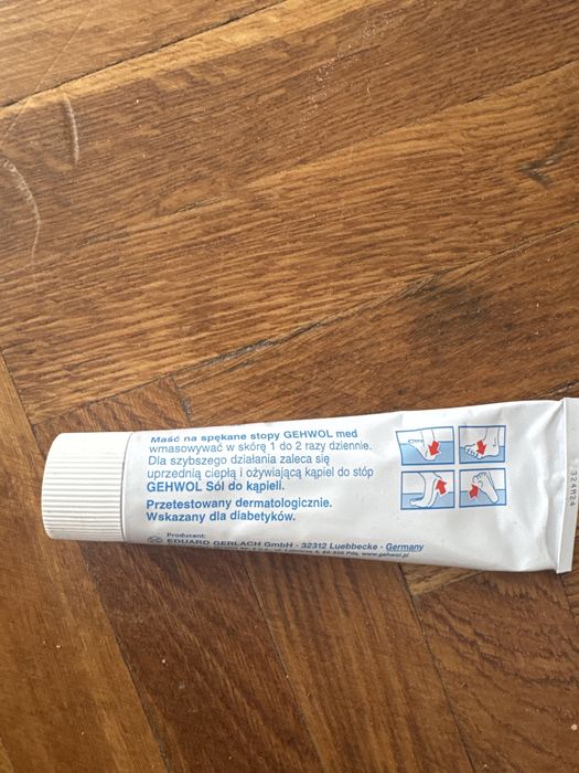 Maść Gehwol na spękane stopy