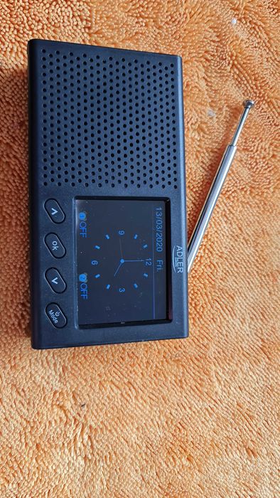 Adler AD 1198 Radio Przenośne - LCD - FM - Bluetooth - Zegar