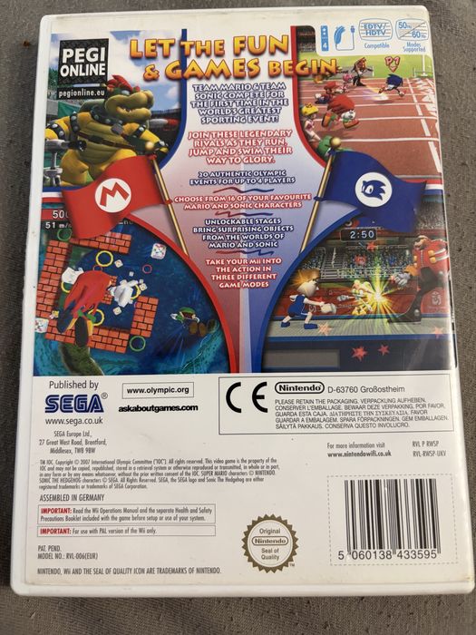 Mario & Sonic wii