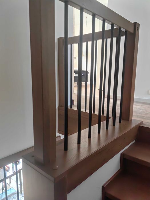 Schody drewniane na beton