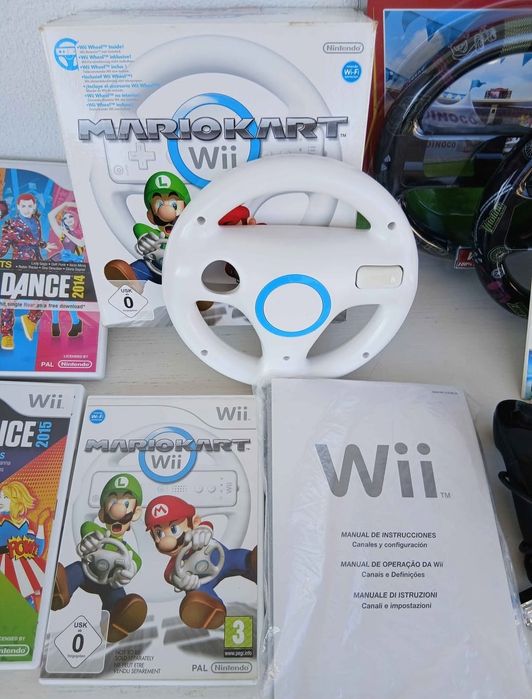 Nintendo Wii com 7 jogos