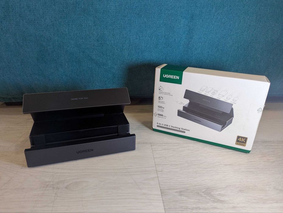 Док станция 6в1 USB C Docking Station док станція хаб для Steam Deck ROG Ally Legion Go Macbook ноутбука макбука