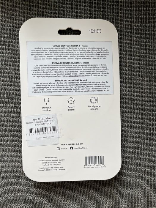 Escova de dentes de aprendizagem MUSHIE - NOVA