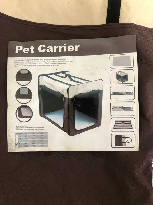 Манеж для собак XL W-965 D-660 H-735