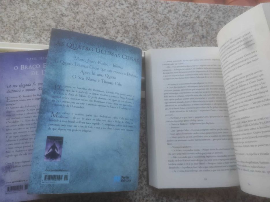 Trilogia livros "O Braço Esquerdo de Deus"