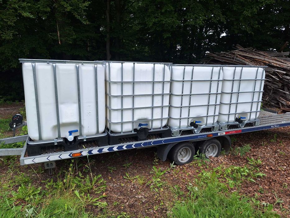 Zbiornik 1000 litrów, paleto-pojemnik 1000 litrów MAUZER (po spożywce)