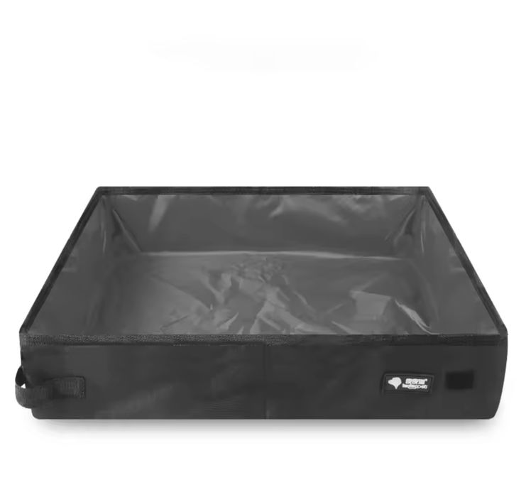 Kuweta przenośna podróżna transportowa czarna dla kota królika