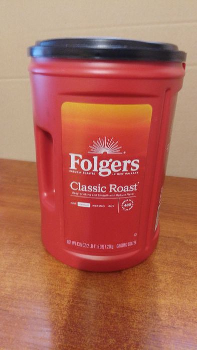 Кофе Folgers Classic Roast Coffee, 43.5 oz (1,23 kg)