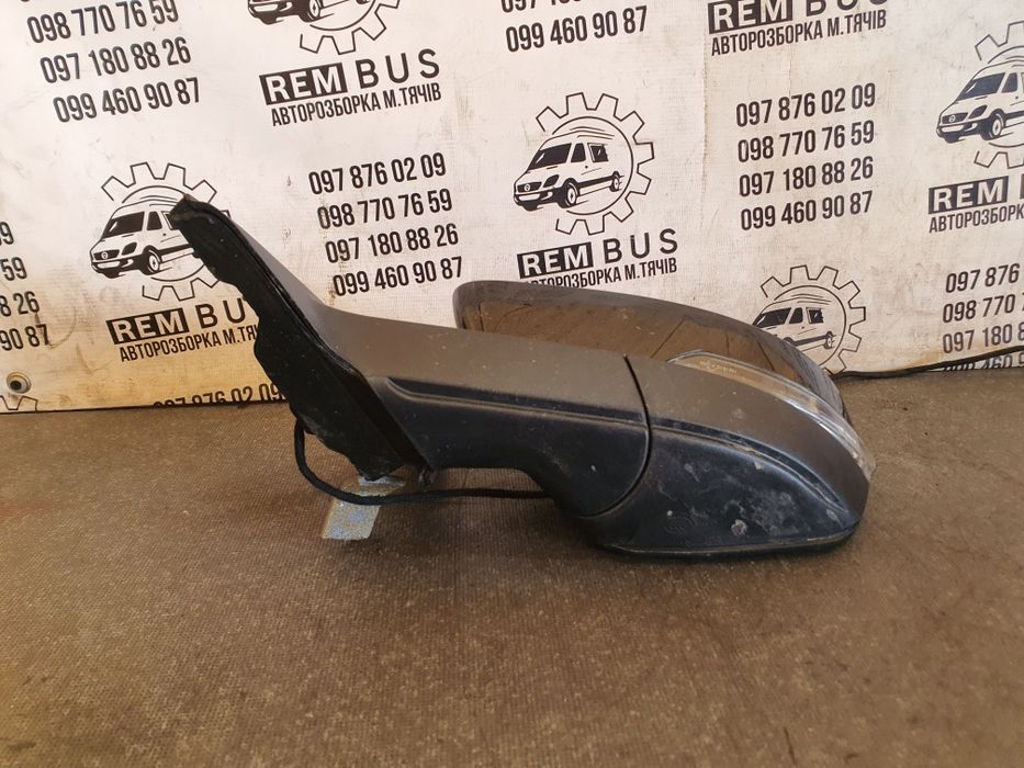 Ліве зеркало skoda Octavia a7 підігрів, регулювання