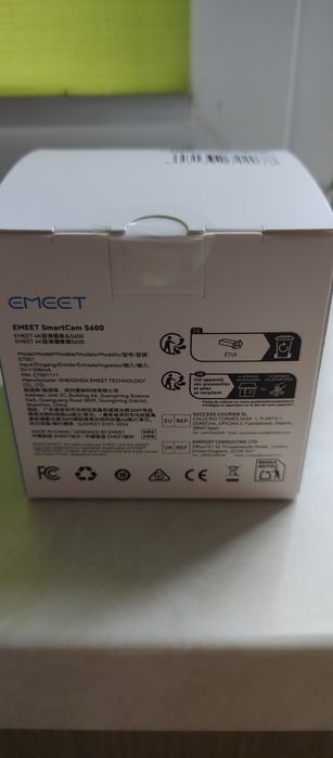 Веб-камера Emeet S600 4K 1080P 60FPS автофокус, с микрофоном , нова