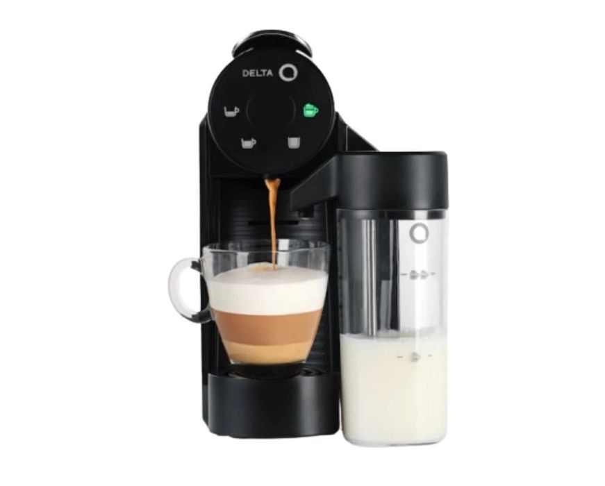 Ekspres do kawy Delta Q Mini MilkQool ze spieniaczem - Nowy (paragon)