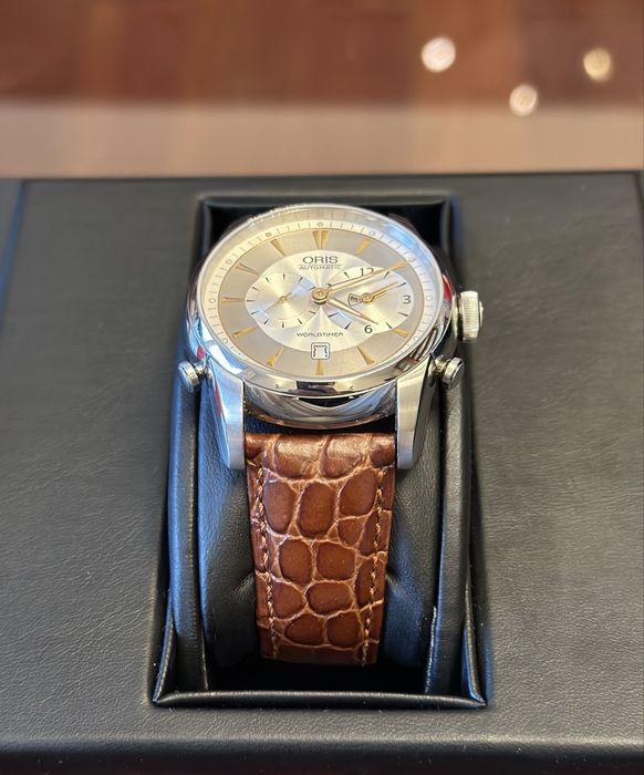 Zegarek automatyczny Oris Artelier Worldtimer