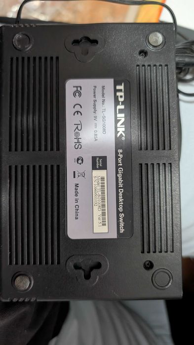 Switch TP-Link TL-SG1008D Gigabit de 8 portas