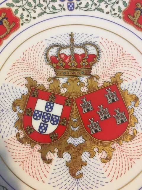 Prato médio de porcelana - Coleções Philae - casamento Duque Bragança