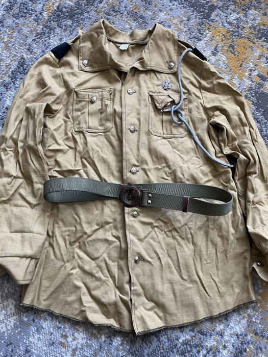 Mundurek koszula harcerski pas z lat 70-80 PRL