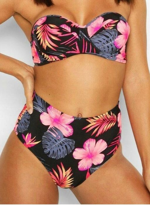 Nowy z metką dwuczęściowy strój kąpielowy boohoo 42