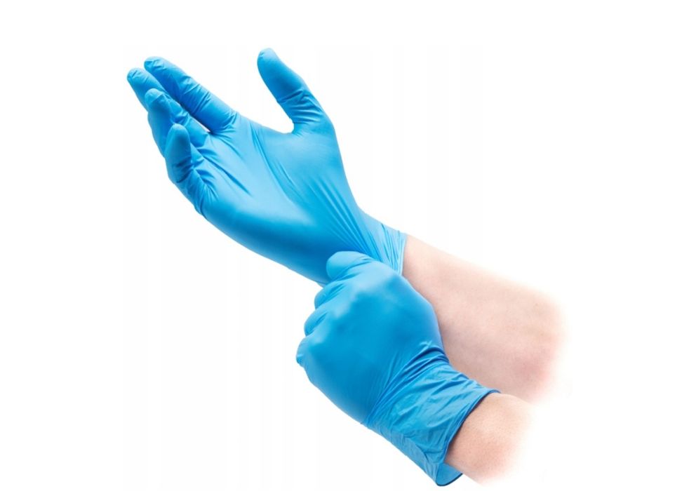 Rękawiczki nitrylowe bezpudrowe VELO S 100 szt