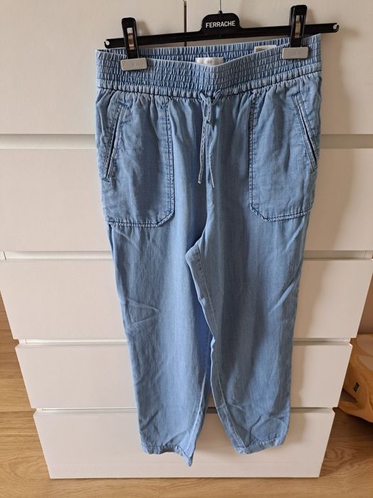 Calças de ganga fininha H&M 36 mulher