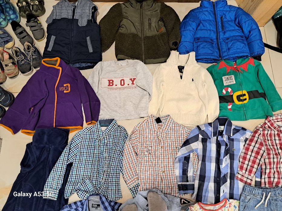 Zestaw ubranek chłopięcych 92 98