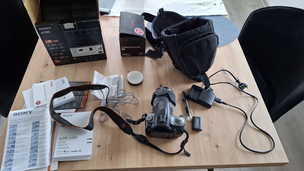 Lustrzanka Sony alfa 380