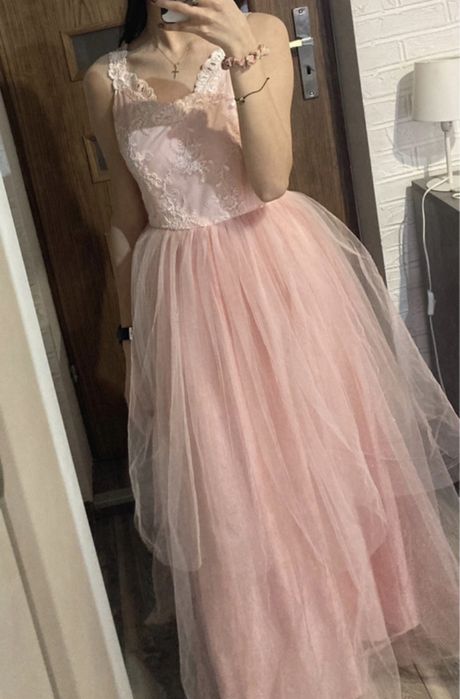 Suknia balowa długa tiulowa