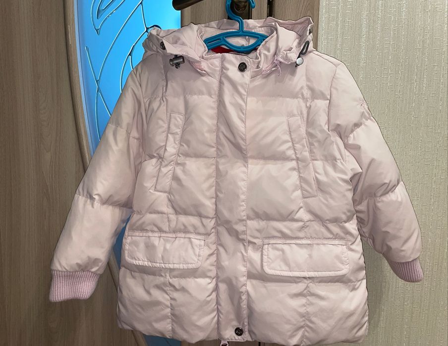 Курточка пуховик на дівчинку 86-92 см