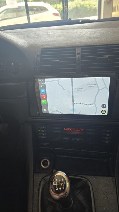 Radio Android 14 com GPS BMW E39/X5 (Artigo Novo)