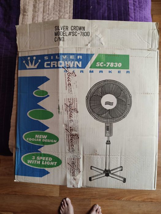 Електровентилятор напольний Silver Crown SC-7830