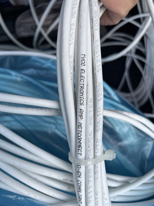 Кабель UTP 8 жил, витая пара категория 5e/6.cat 5e/6.