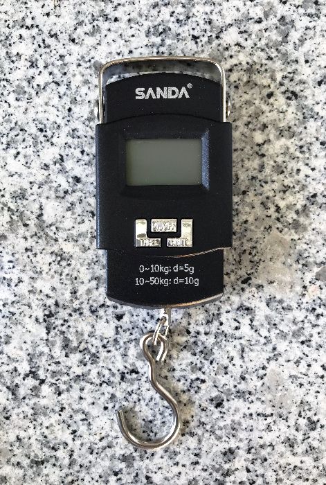 Balança digital portátil - Até 50Kg - Bagagem / materais / etc. - Novo