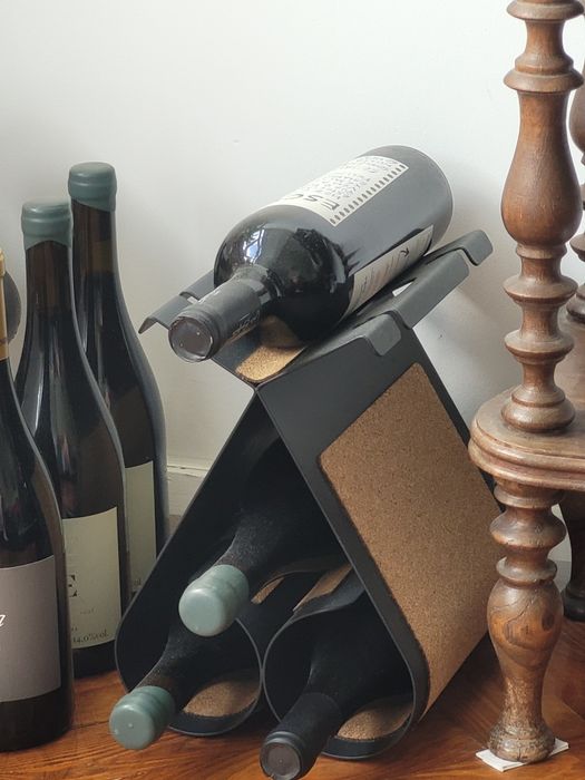 Garrafeira em Metal e Cortiça