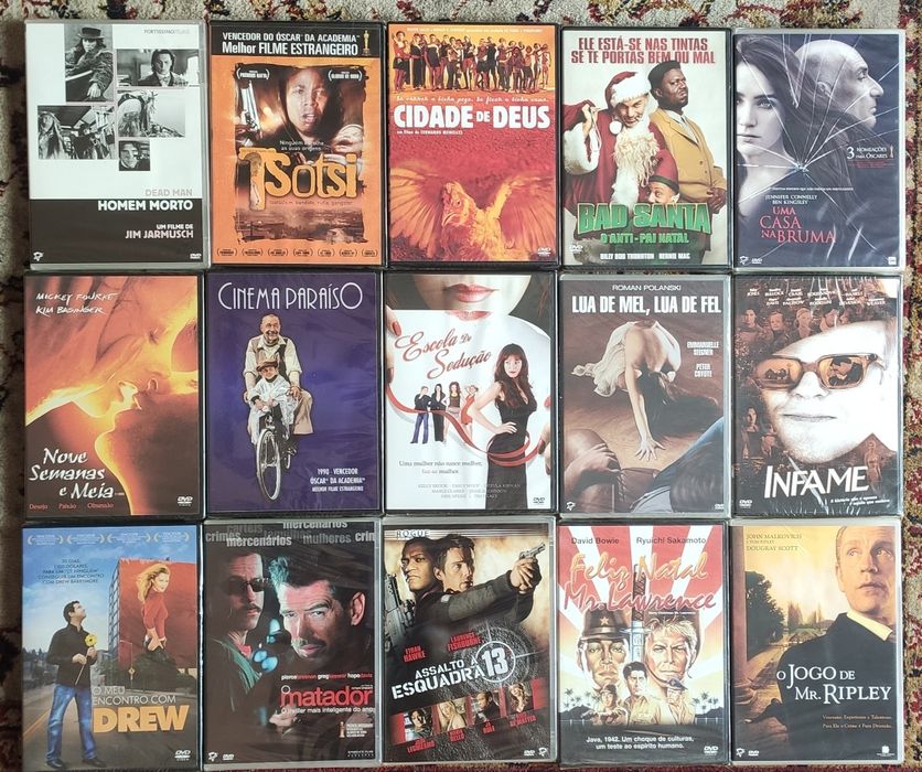 Lote de 98 dvds originais