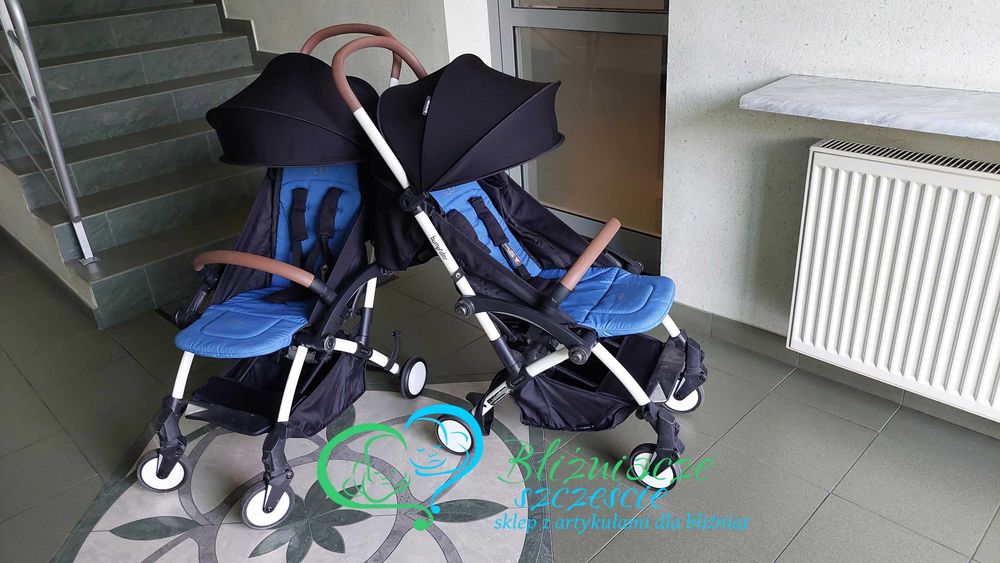 Wózki dla bliźniaków łączone na magnesy KOMIS