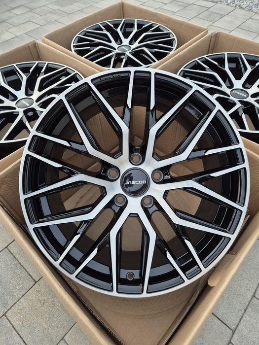 #RS4 Alufelgi R18 5x108 OMODA JAECOO Nowe Czarne TPMS śruby