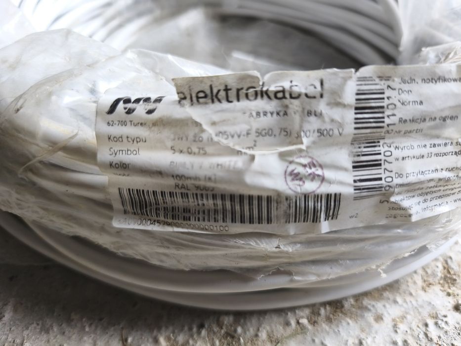 Elektrokabel OWY 5 X 0.75