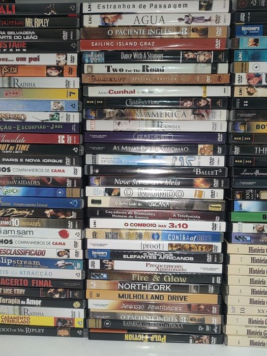 LIQUIDAÇÃO - Lote de 120 dvd´s