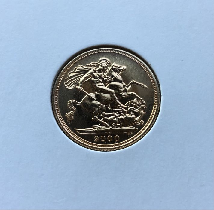 Moeda libra de ouro 2000 (gold sovereign)