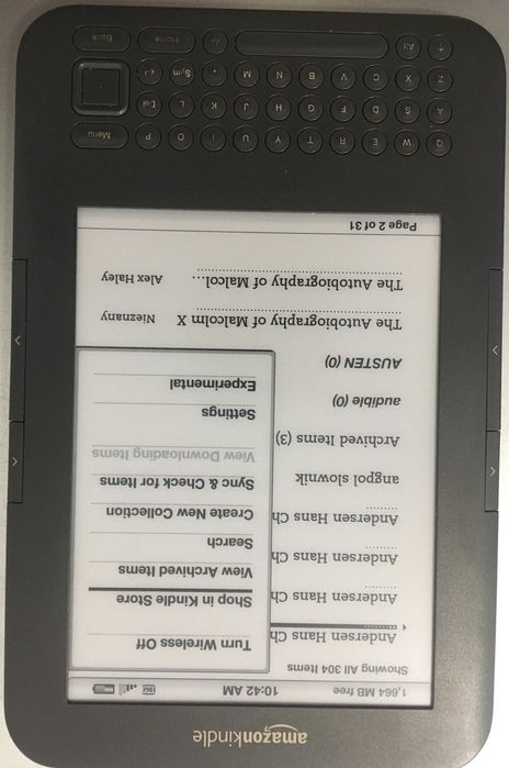 czytnik amazon kindel 3 keyboard - dobry stan