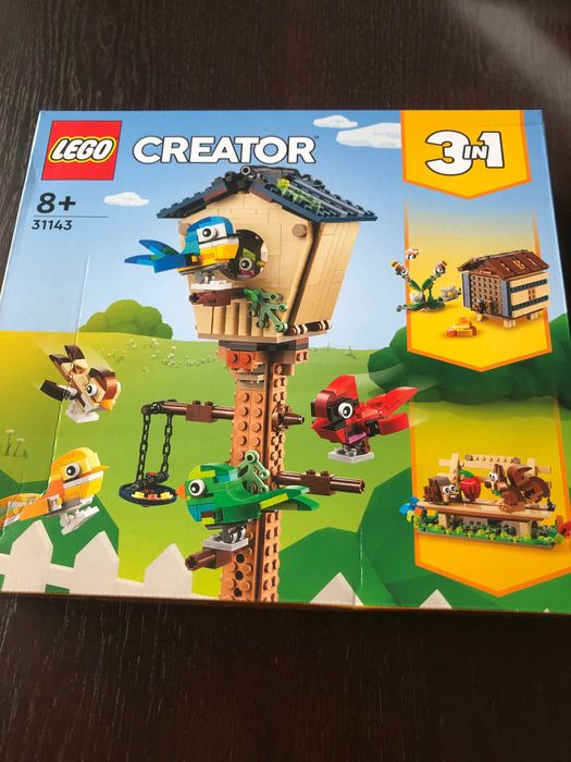 LEGO CREATOR 3w1 budka dla ptaków, zestaw Nowy